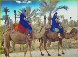 Camel ride in Marrakech